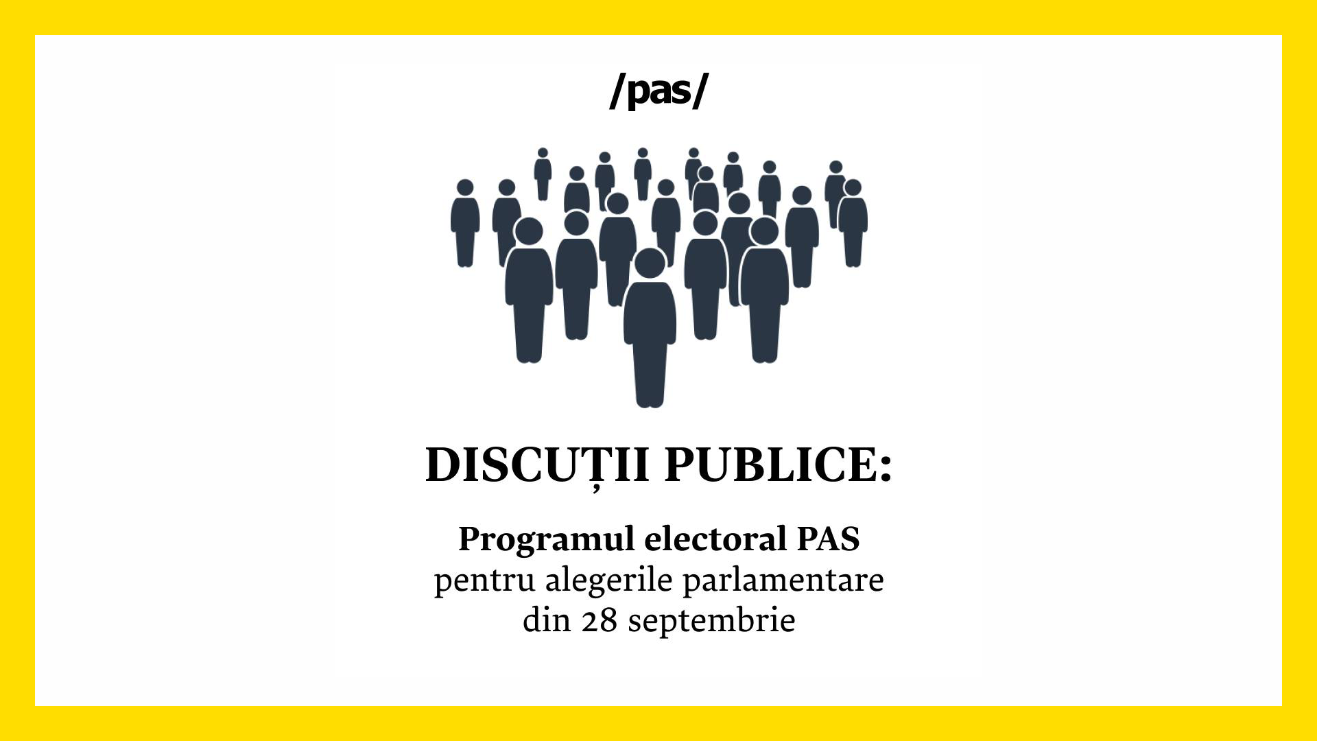 Partidul Acțiune și Solidaritate anunță începutul consultărilor publice pentru elaborarea programului electoral